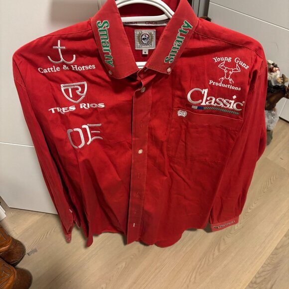Fully Embroidered Rodeo Contestant Shirt (Roping) - Picture 1 of 8